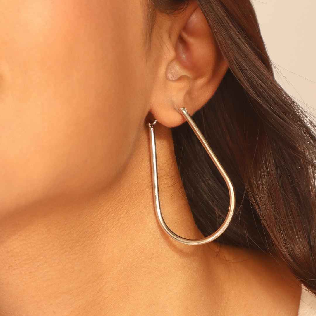 Raindrop Earrings Silver | House of Pehr