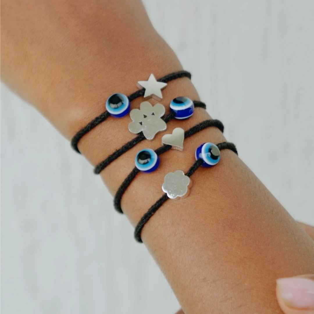 Evil Eye Thread Anklet Cum Bracelet I House of Pehr