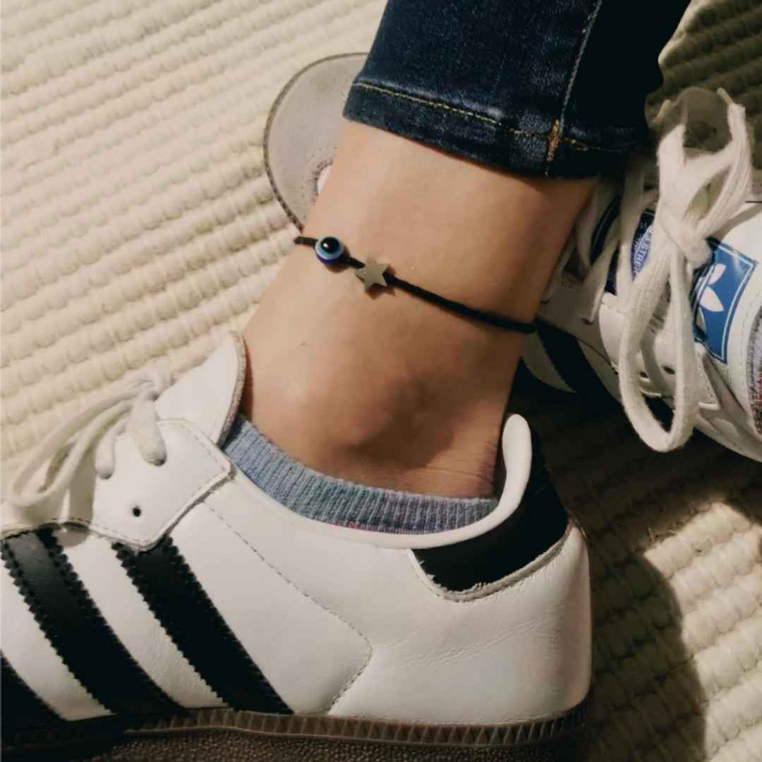 Evil Eye Thread Anklet Cum Bracelet I House of Pehr