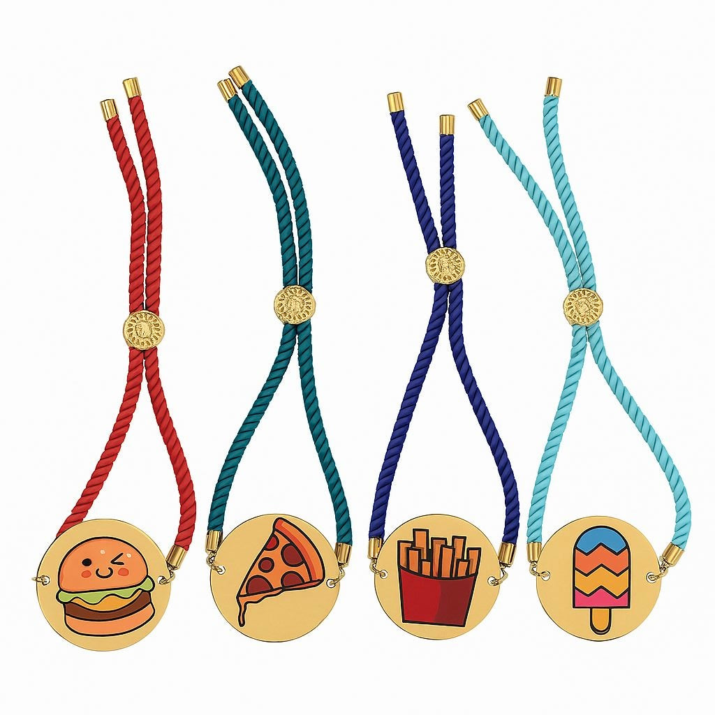 Charm Rakhi Bracelet (Set of 4)