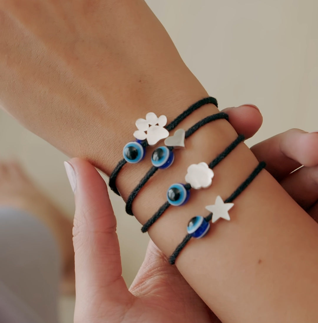 Evil Eye Thread Anklet Cum Bracelet I House of Pehr