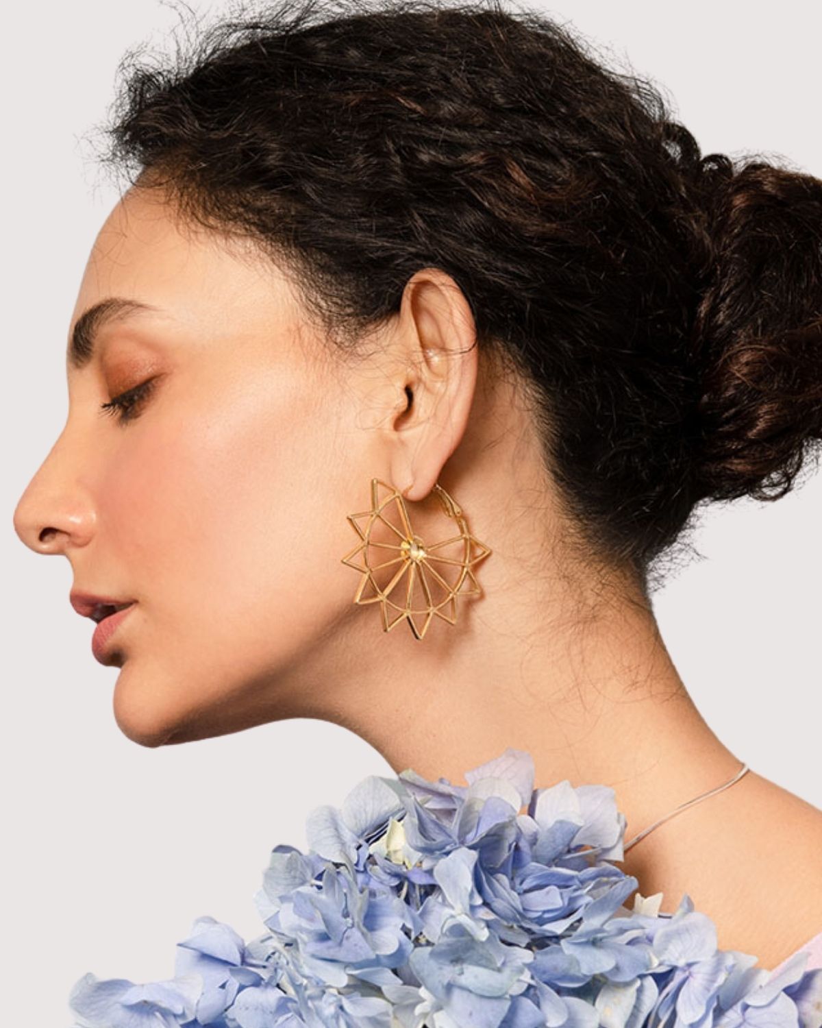 Pehr Star Gold Hoops - Pehr Adorning Time
