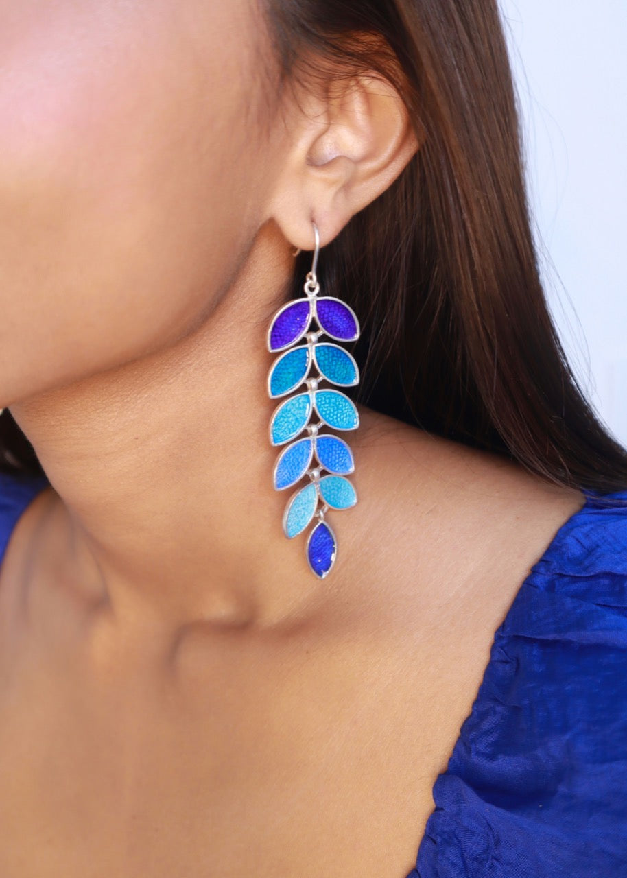 Pehr Aquamarquis Earring | Silver Drop Earrings | Pehr Silver