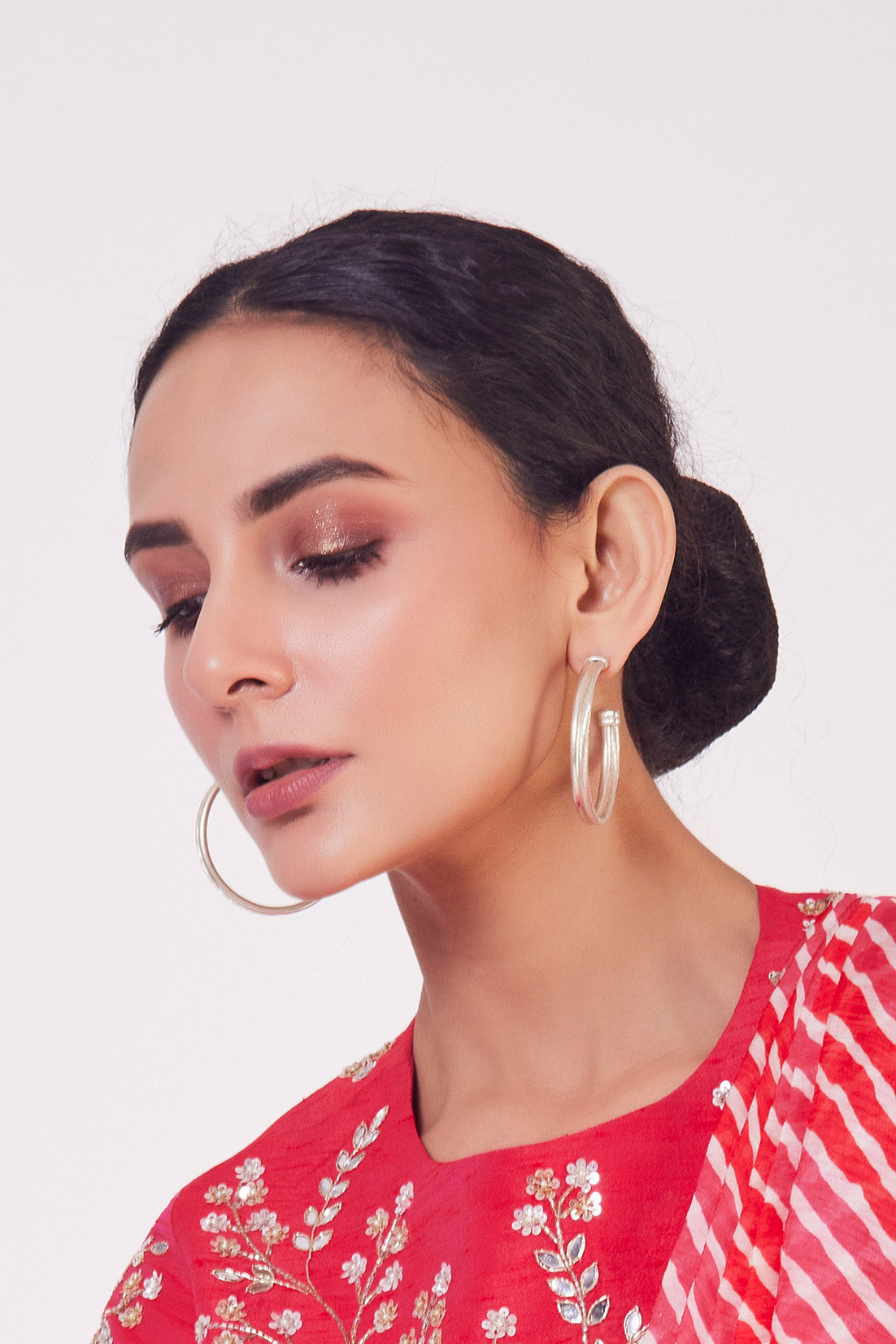 Pehr Twisted Hoops Silver - Large - Pehr Adorning Time