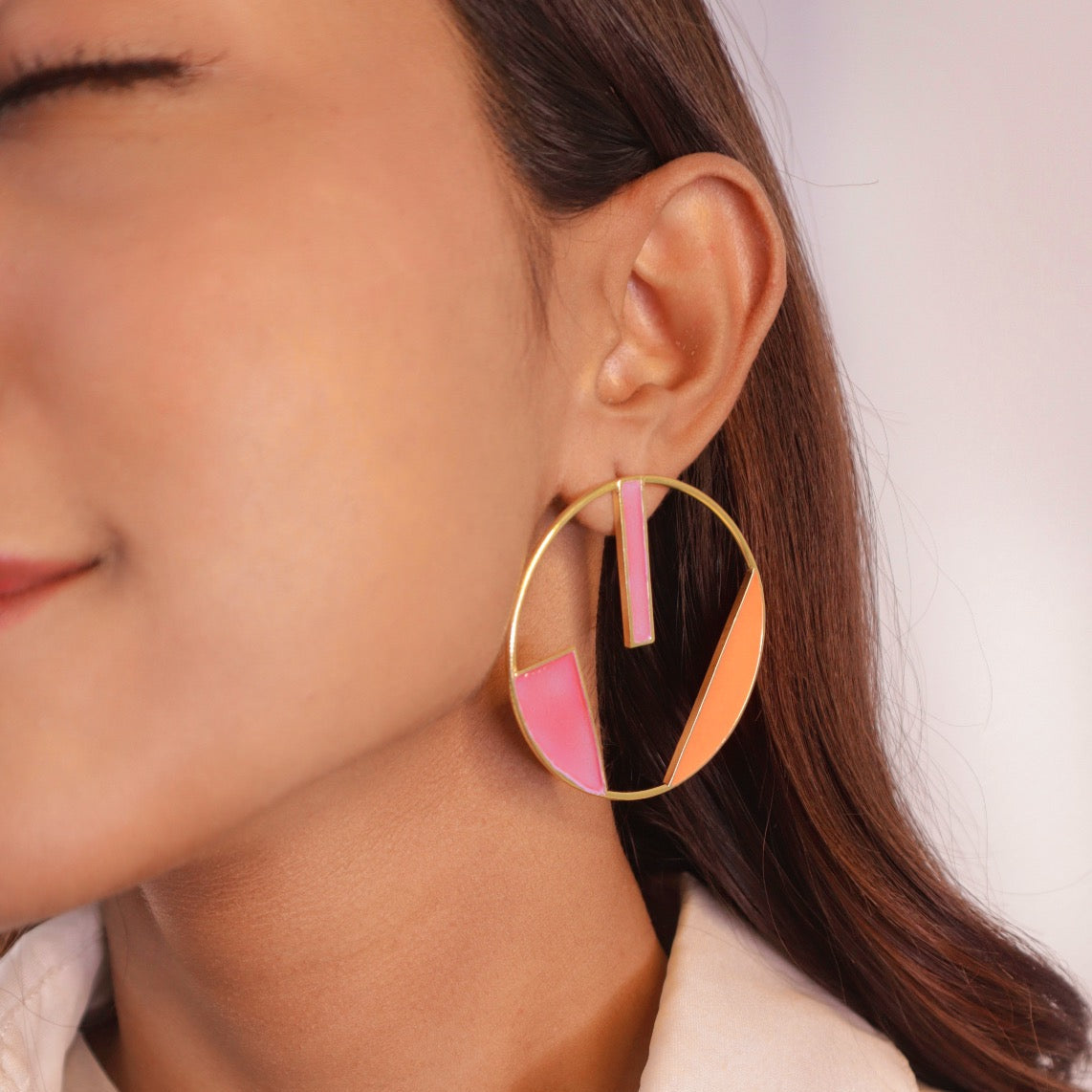 Pehr Hoopla Enamelled Earrings - Pehr Adorning Time