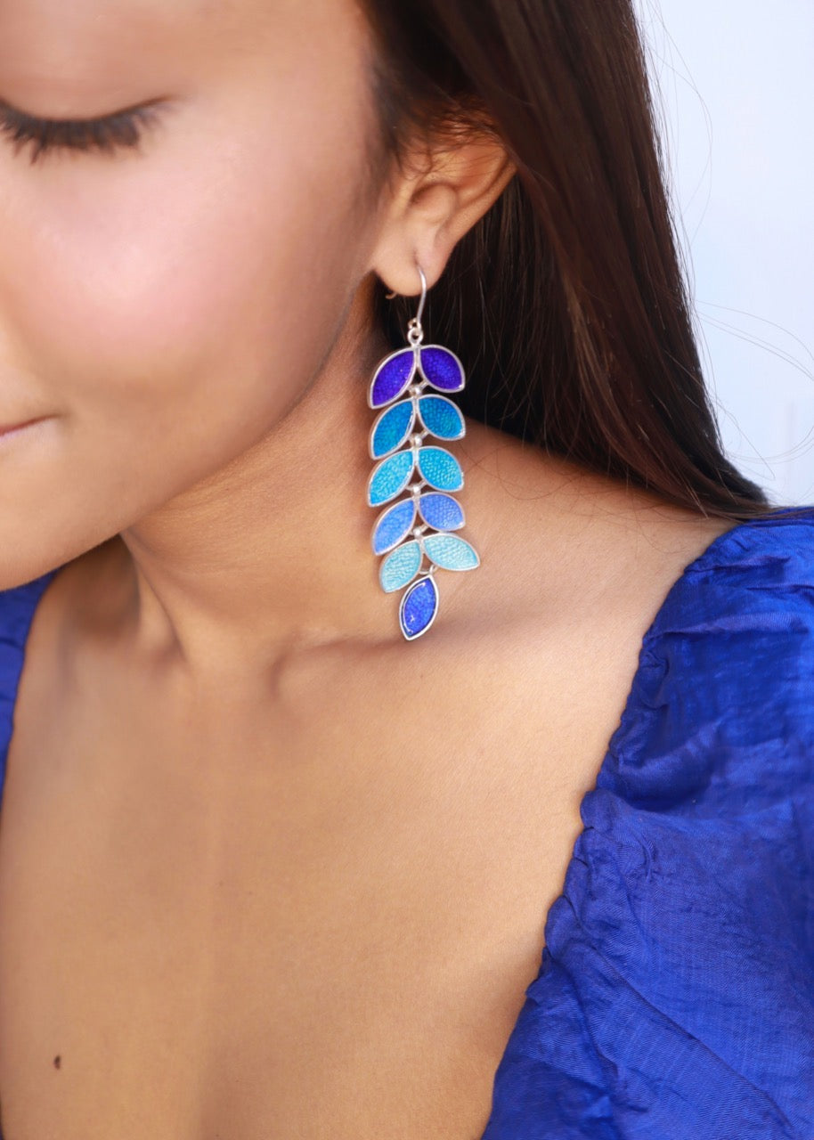 Pehr Aquamarquis Earring | Silver Drop Earrings | Pehr Silver