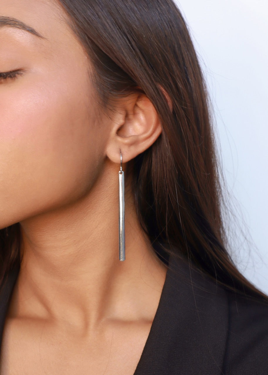 Pehr Drop Earrings Silver - Pehr Adorning Time