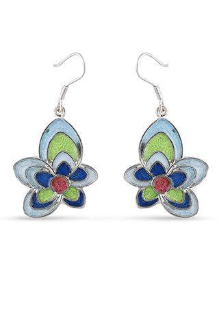 Flower Silver Earrings | Pehr flower Earrings | Pehr Silver