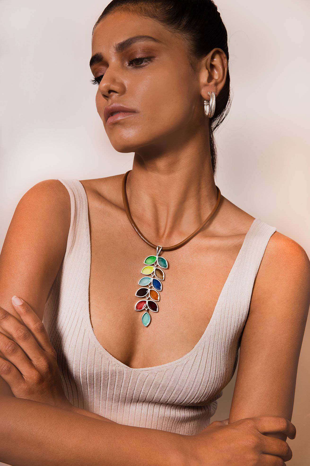 Pehr Leaf Pendant | Leaf Pendant Necklace | Leaf Pendant | Pehr Silver