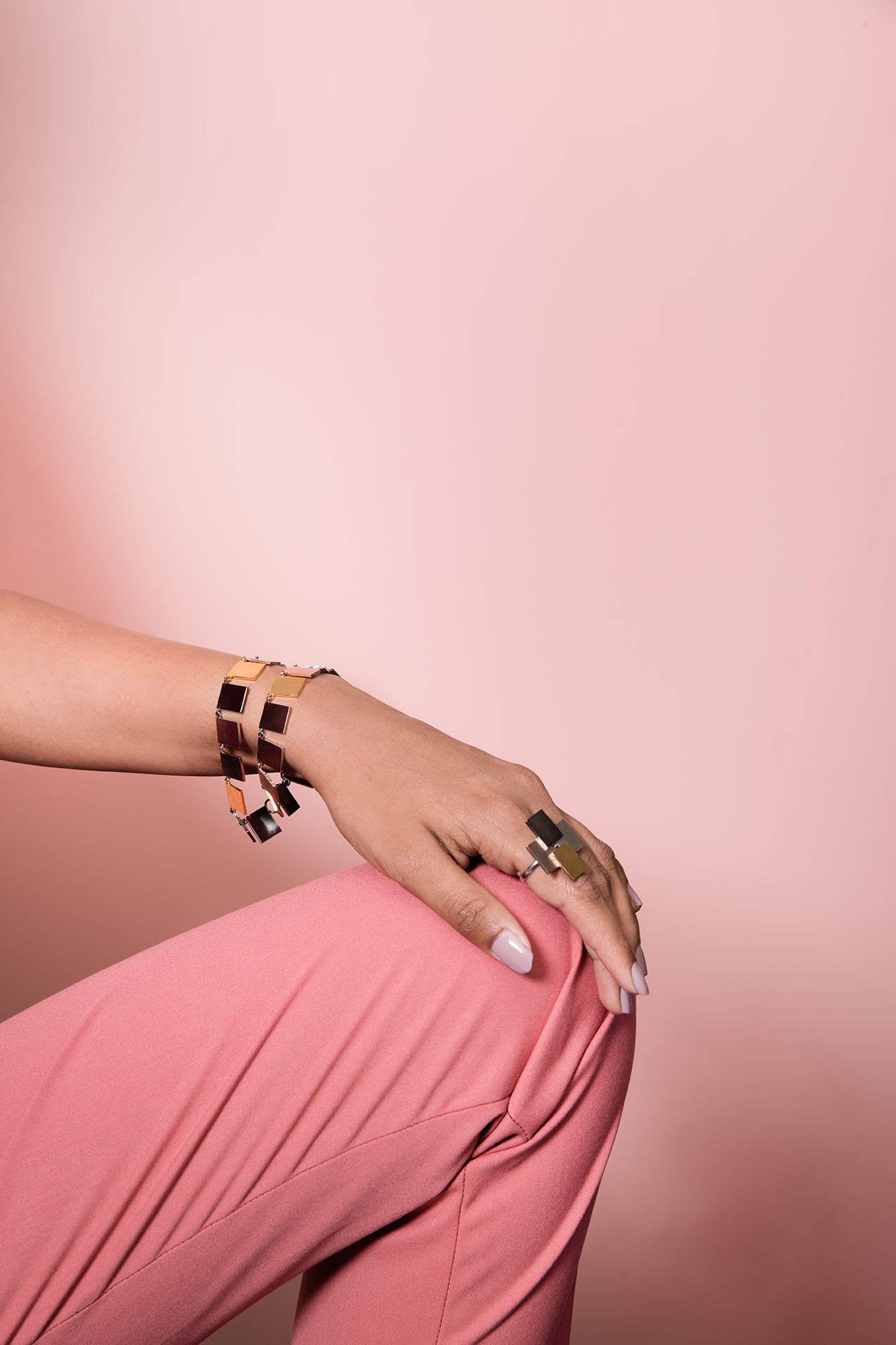 Pehr Quattro Neckpiece cum Wrap Bracelet - Pehr Adorning Time