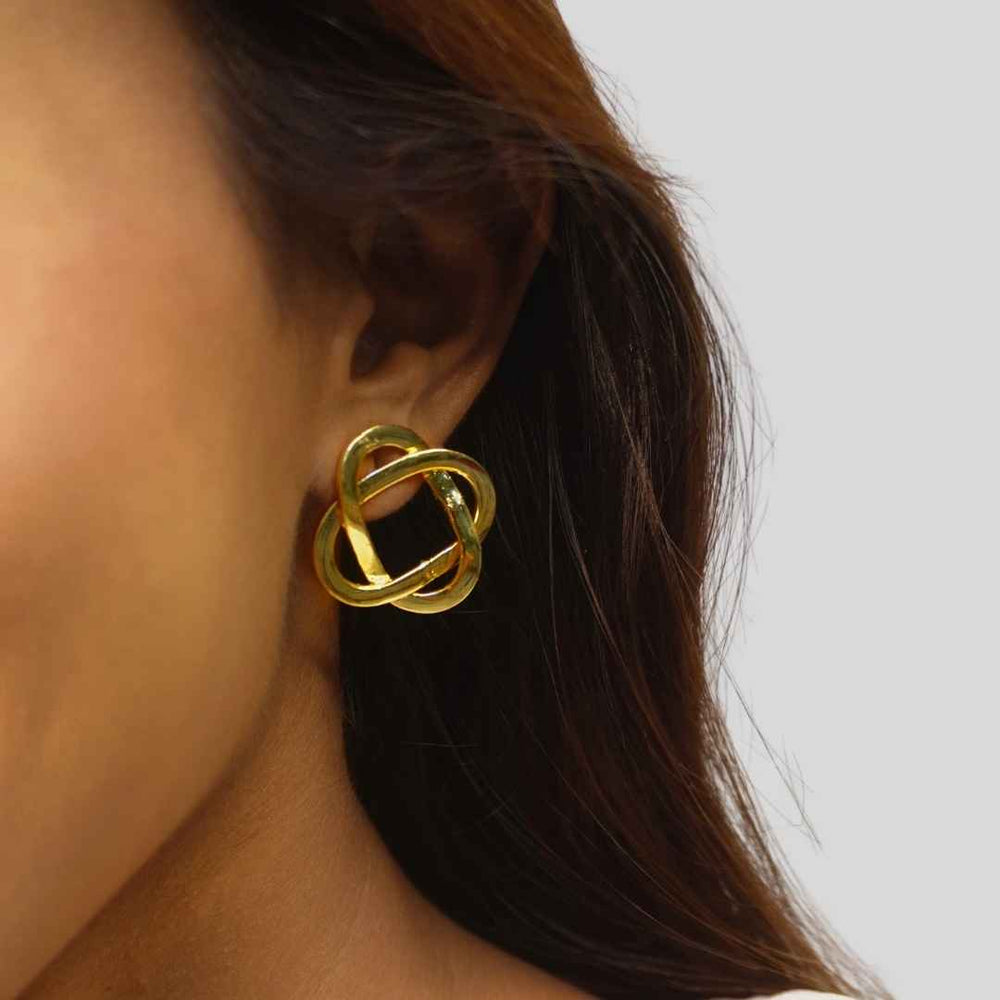 Knotted Studs Golden - House of Pehr - Image 2