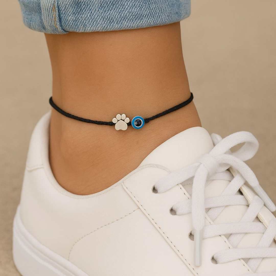 Evil Eye Thread Anklet Cum Bracelet I House of Pehr