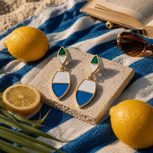 Aqua Studs - House of Pehr