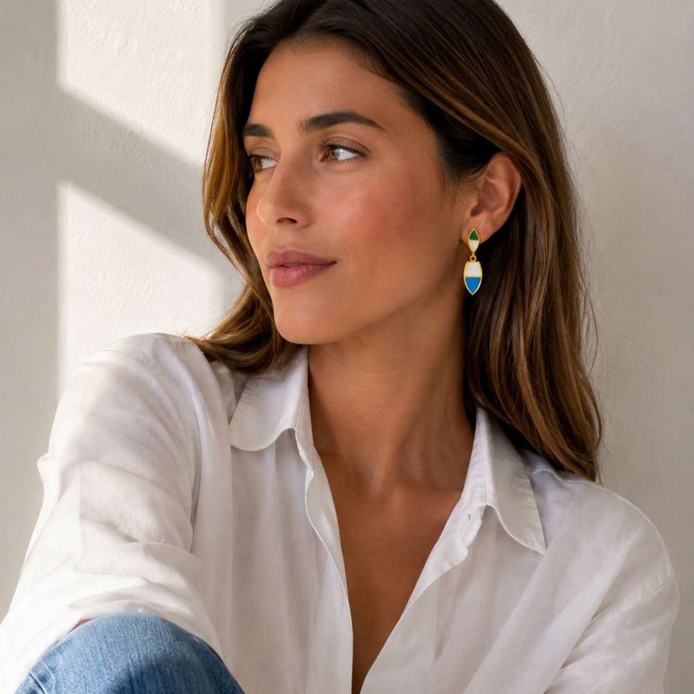 Aqua Studs - House of Pehr - Image 2