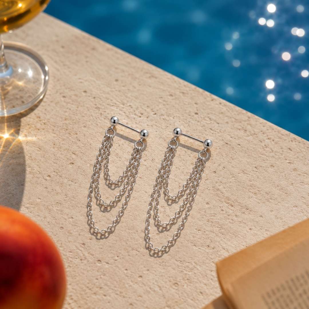 Drape Chain Earrings - House of Pehr