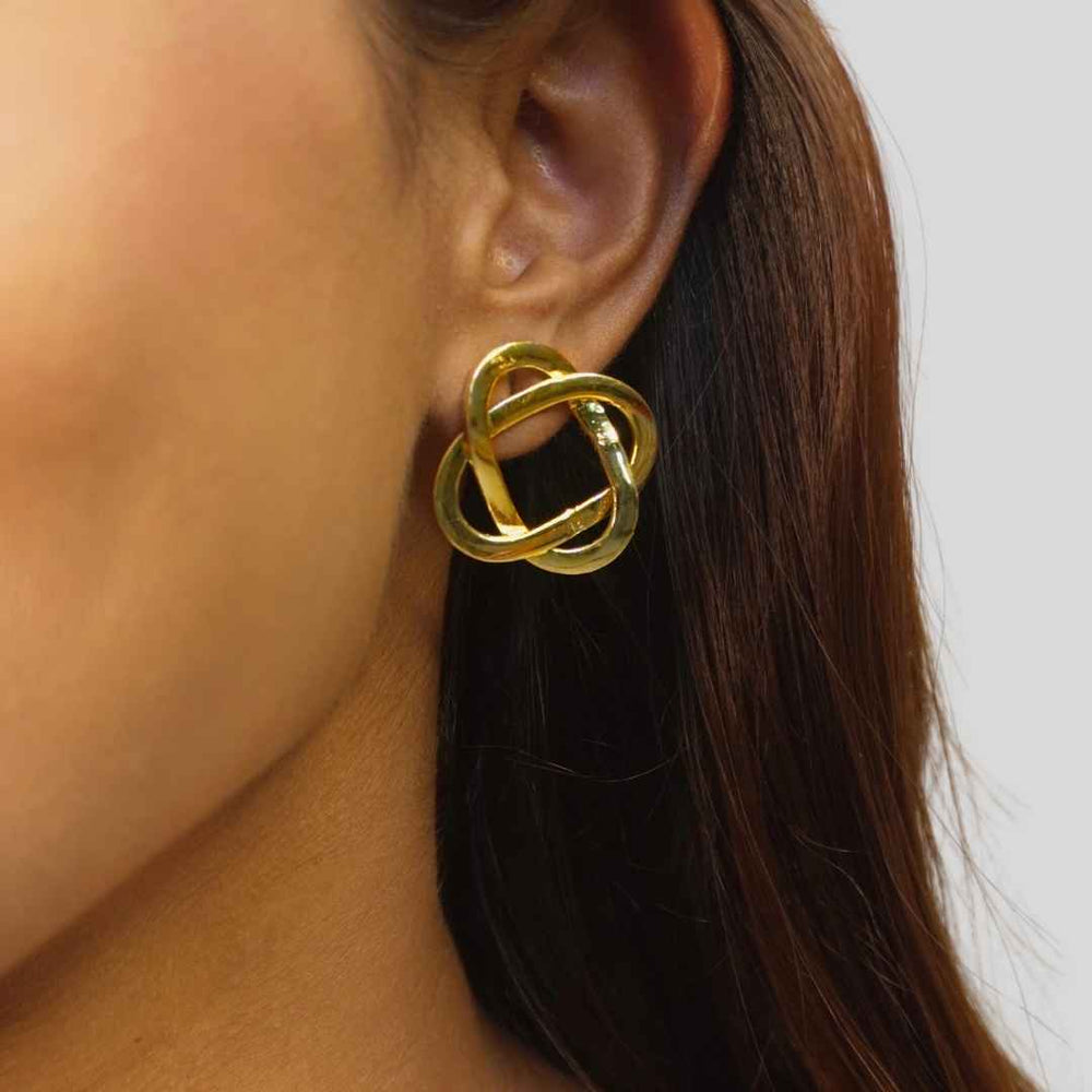 Knotted Studs Golden - House of Pehr - Image 5