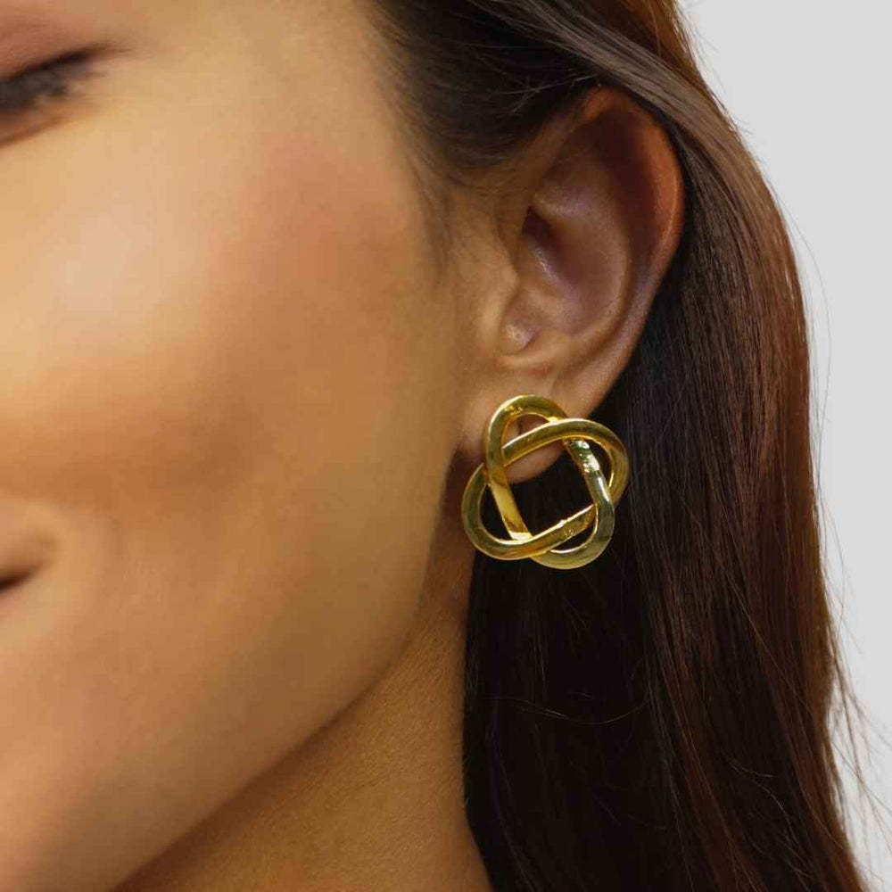 Knotted Studs Golden - House of Pehr - Image 6