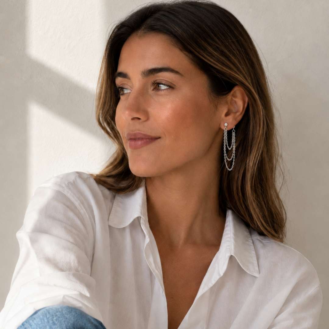 Drape Chain Earrings - House of Pehr