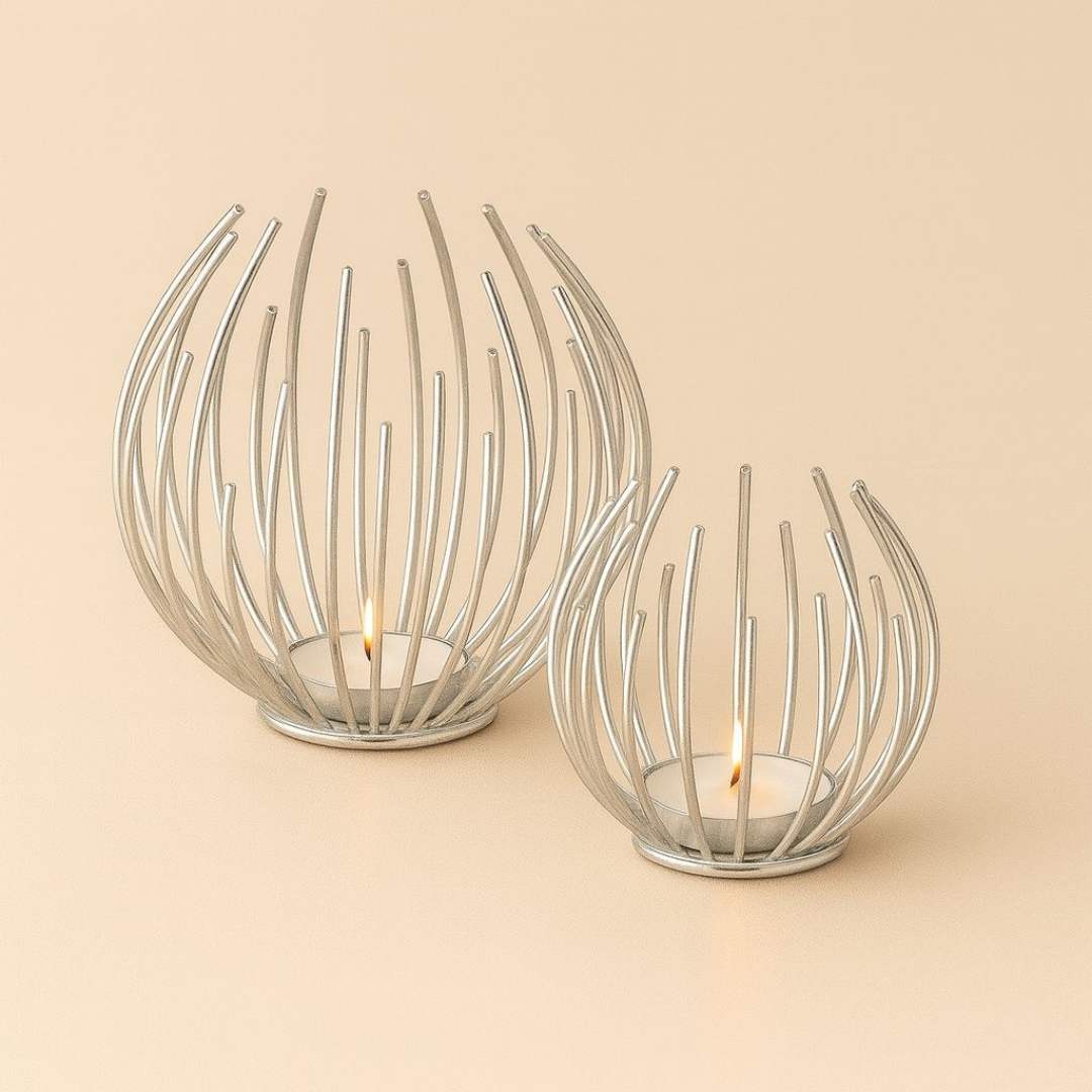 Two Aura Candle Holders from House of Pehr