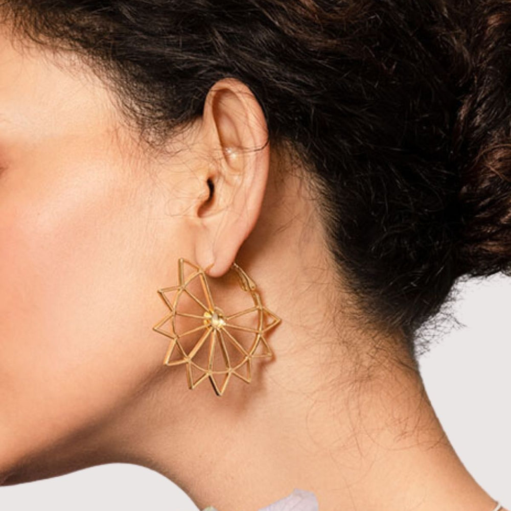Star Gold Hoops - House of Pehr - Image 7