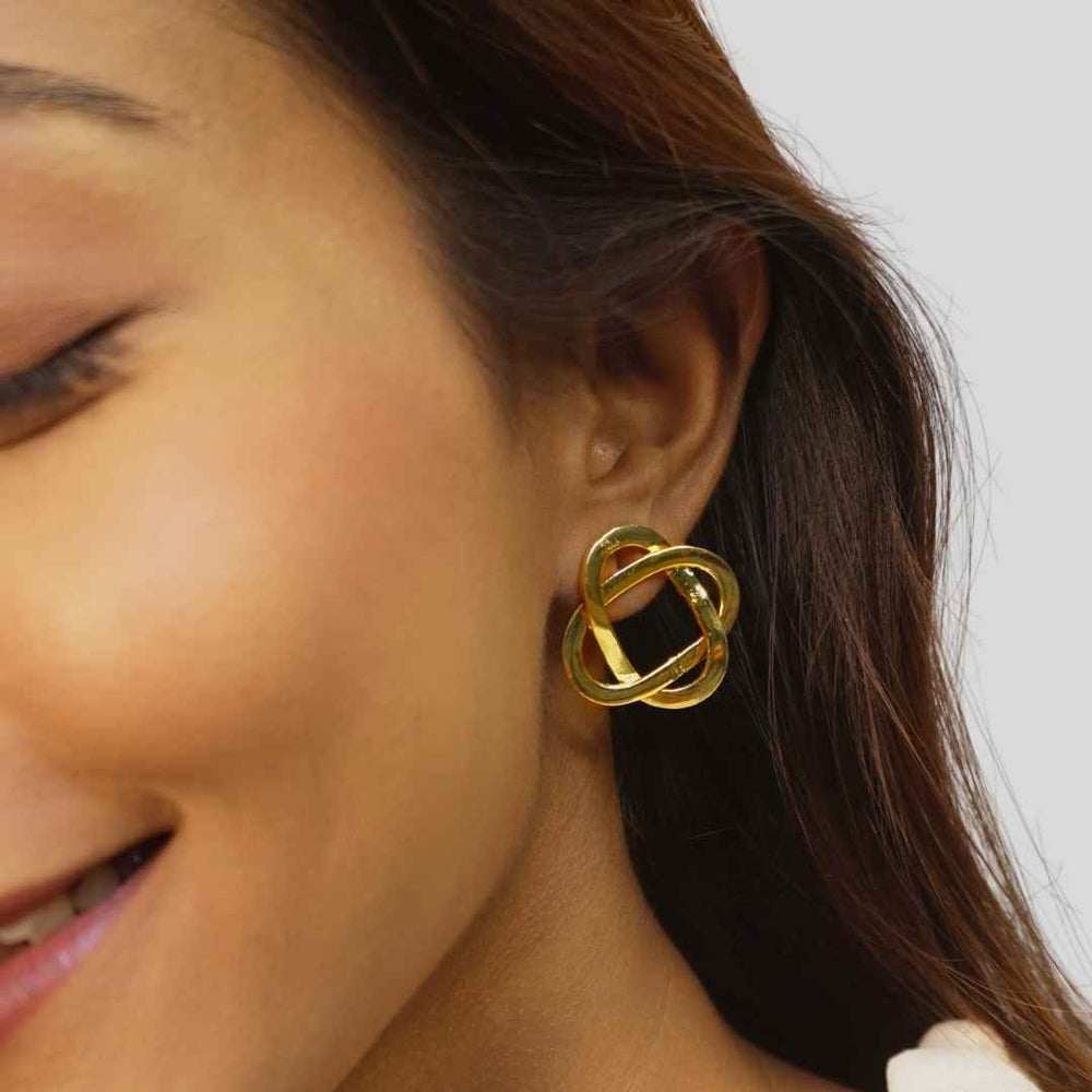Knotted Studs Golden - House of Pehr - Image 7