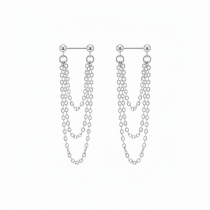 Drape Chain Earrings