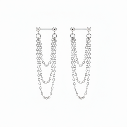 Drape Chain Earrings