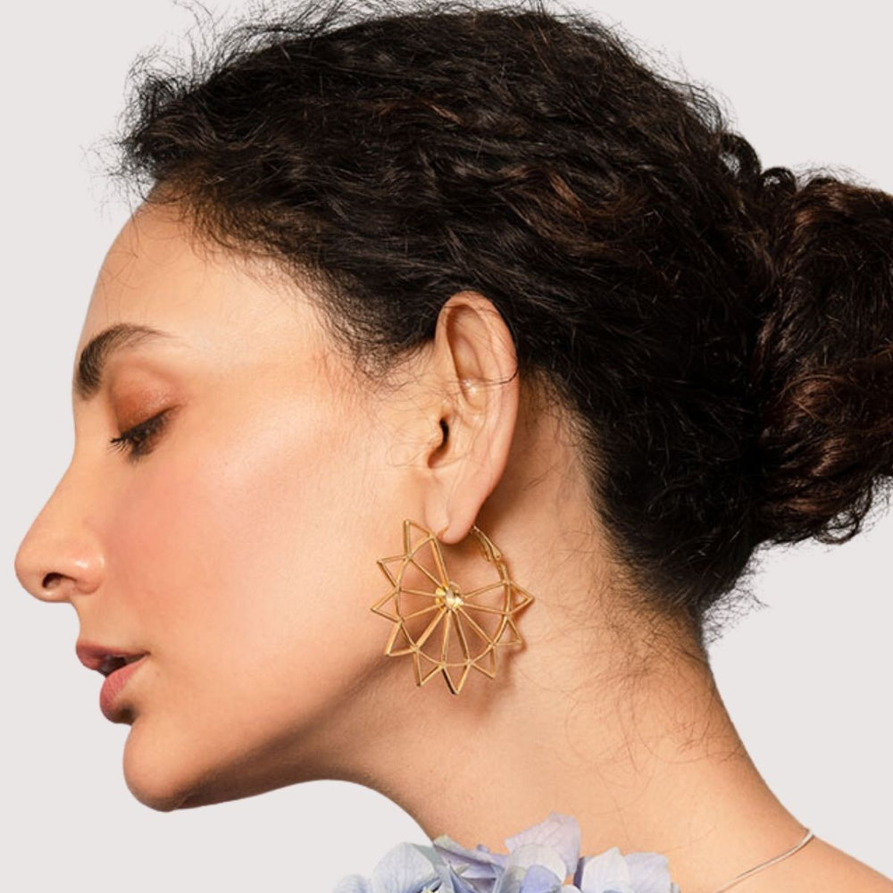Star Gold Hoops - House of Pehr - Image 8