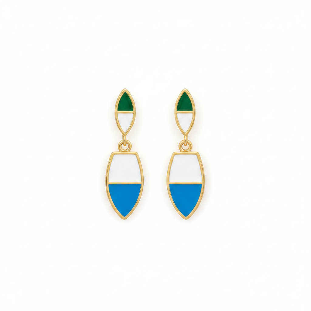 Aqua Studs - House of Pehr