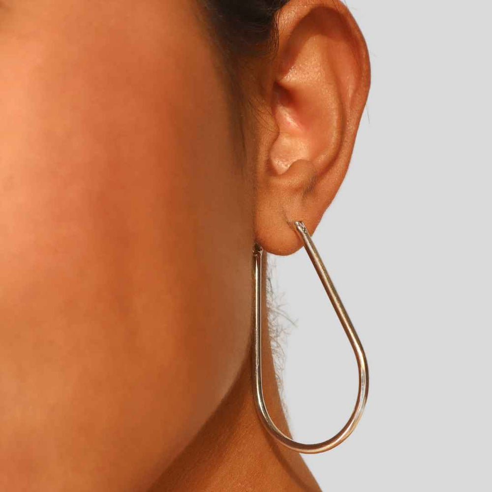 Raindrop Earrings Silver | House of Pehr - Image 4