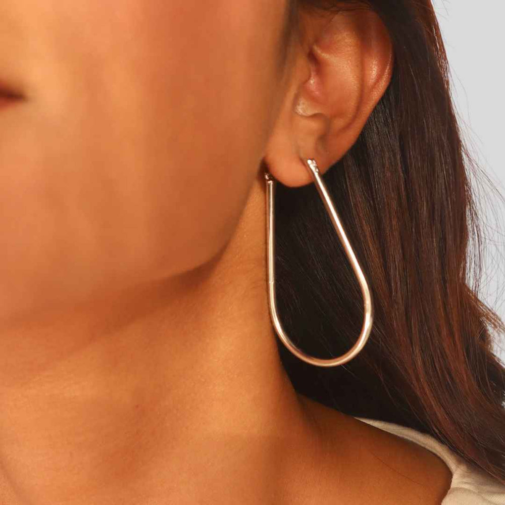 Raindrop Earrings Silver | House of Pehr - Image 2