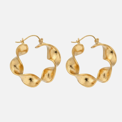 Curled Hoops Gold-House of Pehr