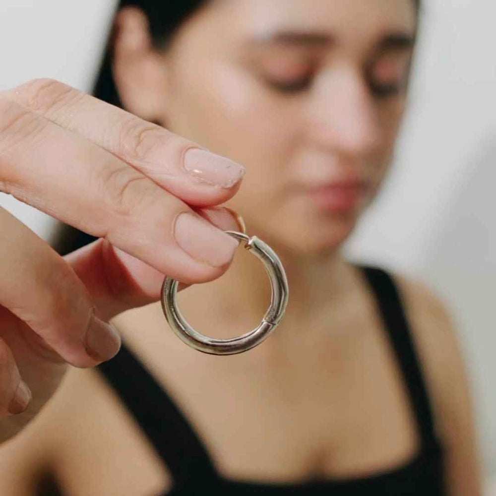 Heart Charm Hoops - House of Pehr - Image 17