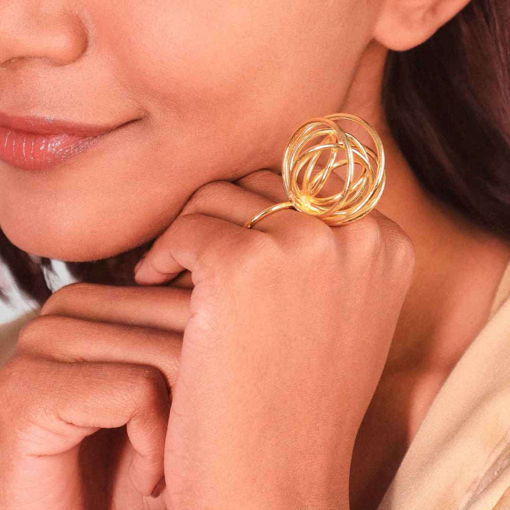 Swirl Ring Gold - House of Pehr - Image 6
