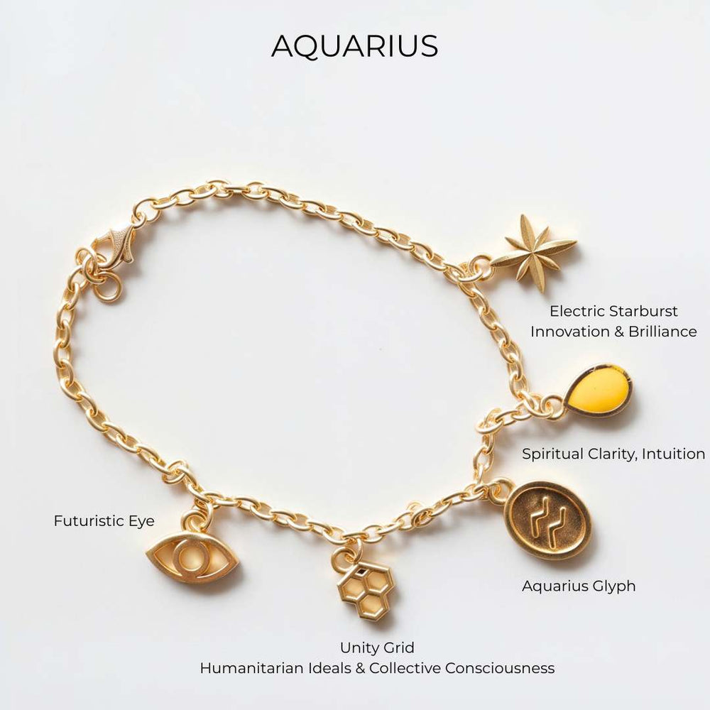 Aquarius - Zodiac Bracelet - House Of Pehr - Image 12