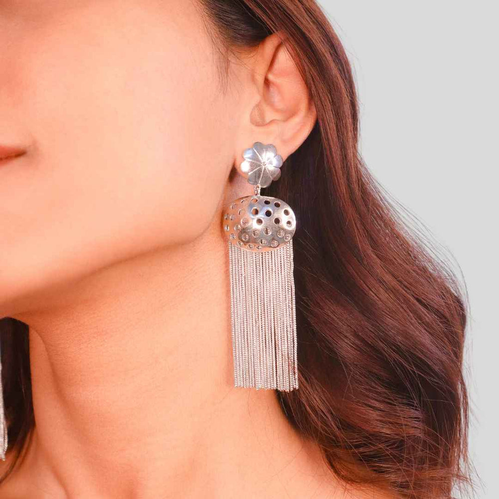 Floret Earrings Silver -House of Pehr - Image 2