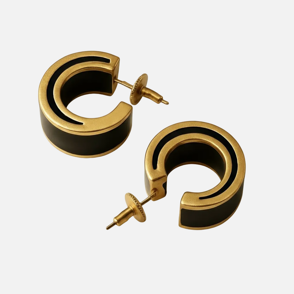Noire Hoops - Image 1