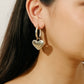 Heart Charm Hoops - House of Pehr