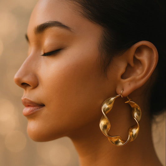 Curled Hoops Silver - House of Pehr