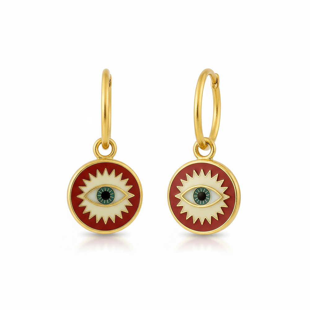 Evil Eye Earrings - Image 2