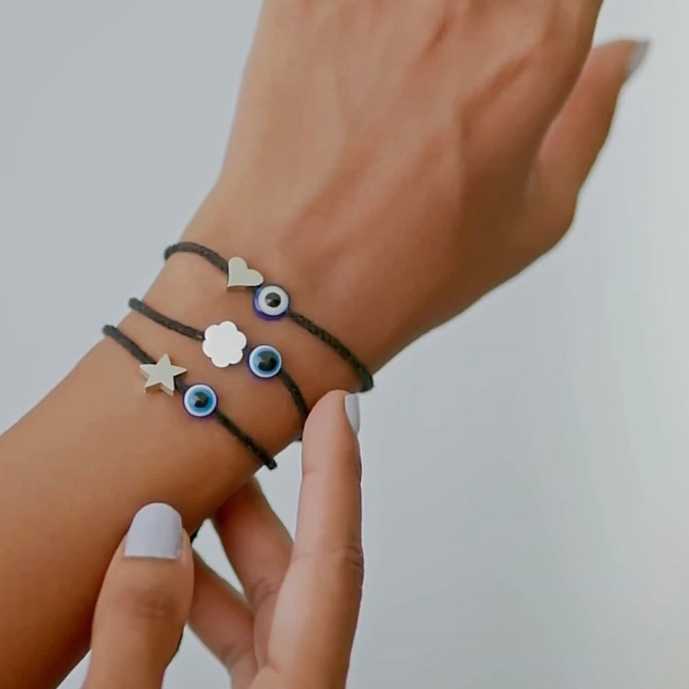 Evil Eye Thread Anklet Cum Bracelet I Pehr Adorning Time - Image 1
