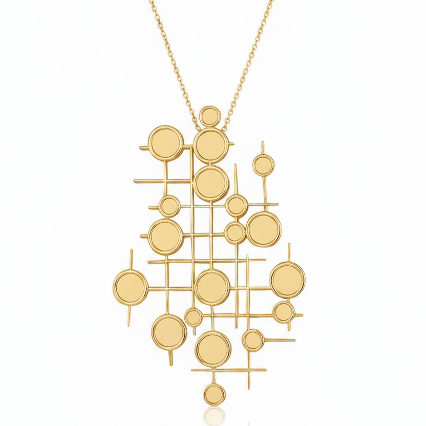 Cross & Nought Pendant - Image 6