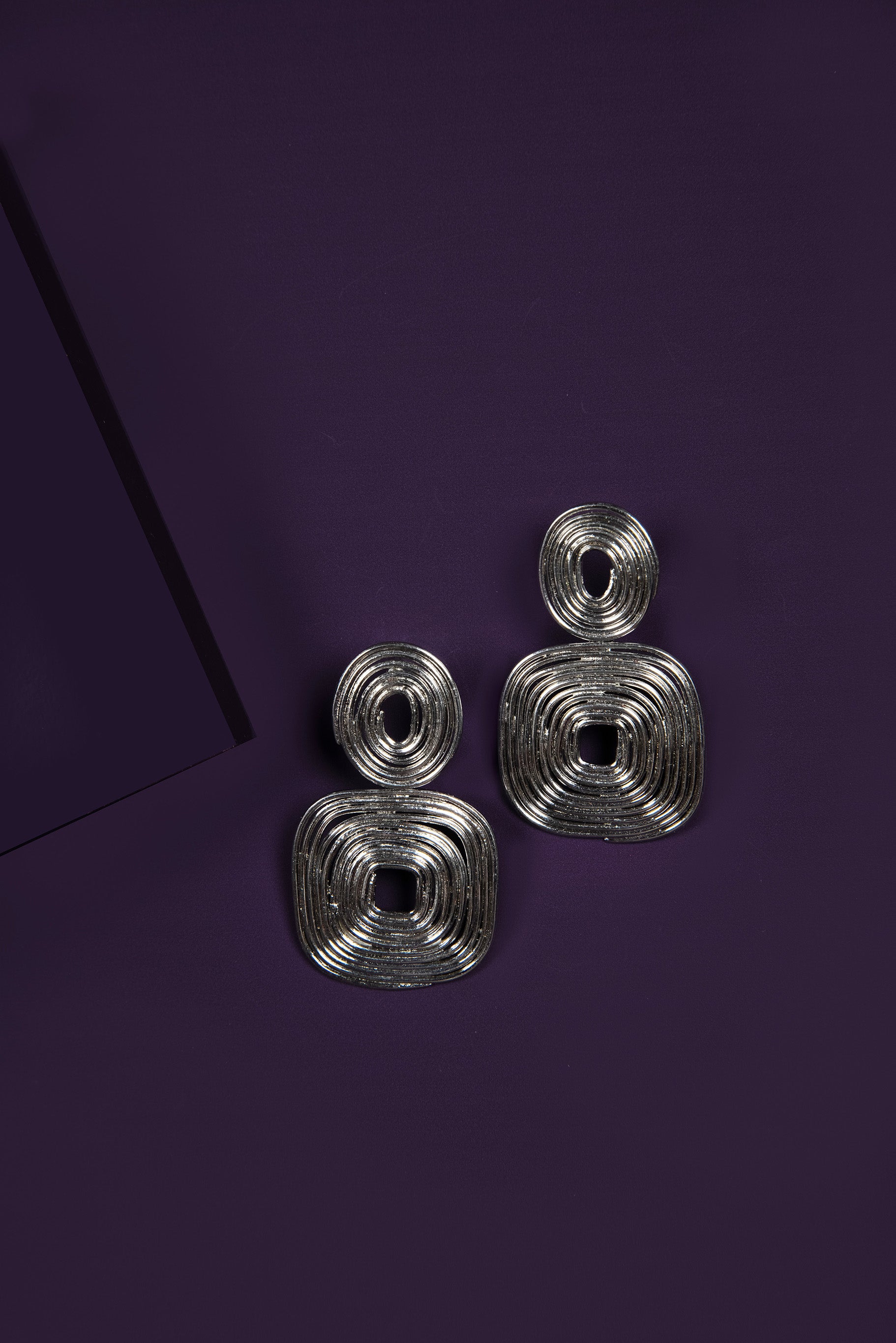 Silver Trilogy Earrings - House of Pehr
