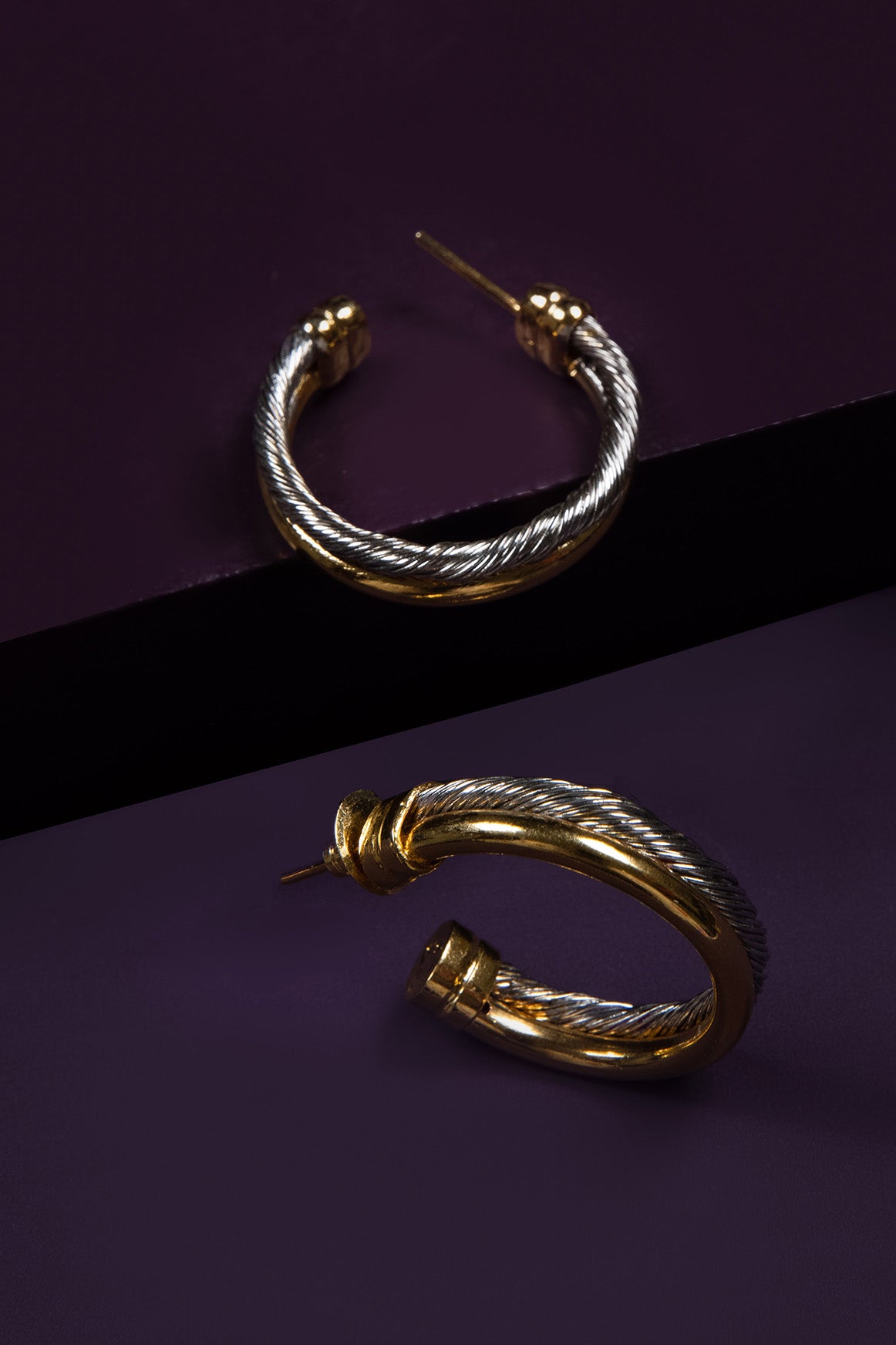 Pehr Twisted Hoops Gold - Large - Pehr Adorning Time