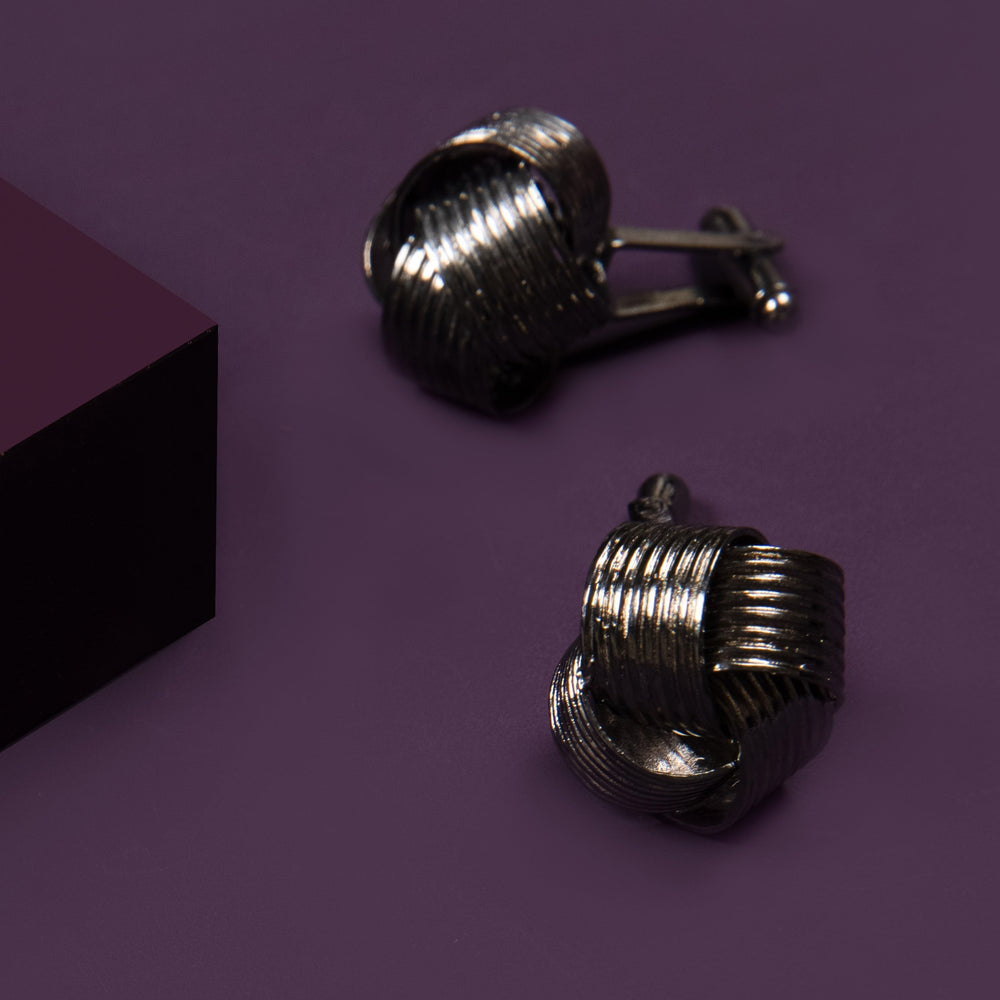 Intertwine Studs Black - House of Pehr - Image 6
