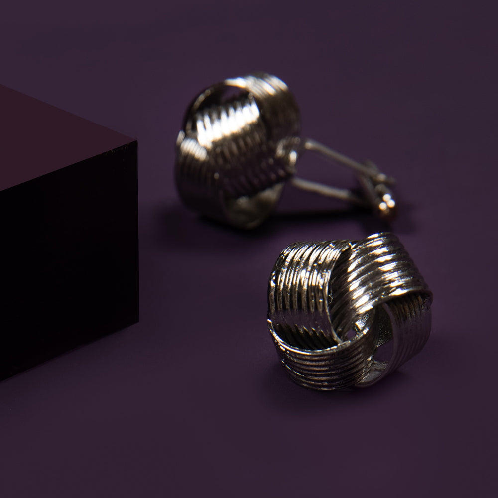 Intertwine Studs Silver - House of Pehr - Image 7