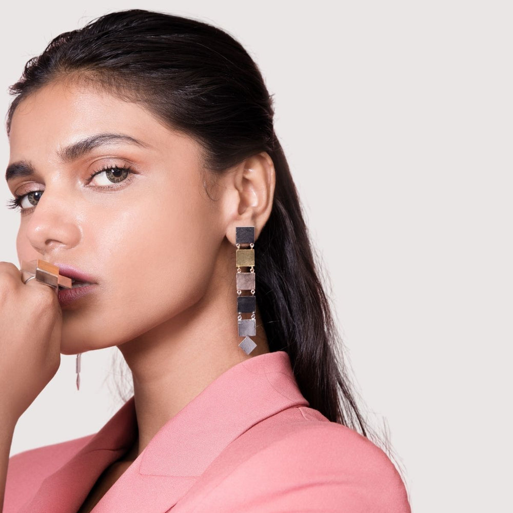 Pehr Quattro Drop Earrings - Pehr Adorning Time - Image 3