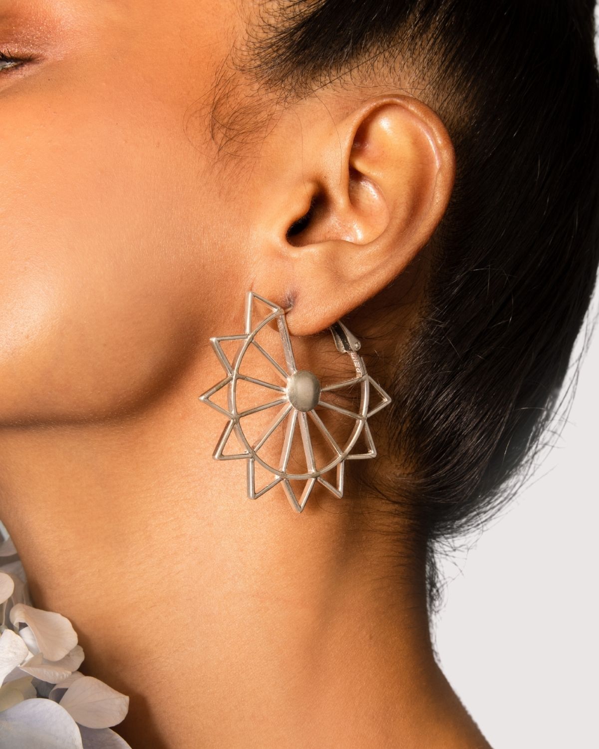 Pehr Star Silver Hoops - Pehr Adorning Time