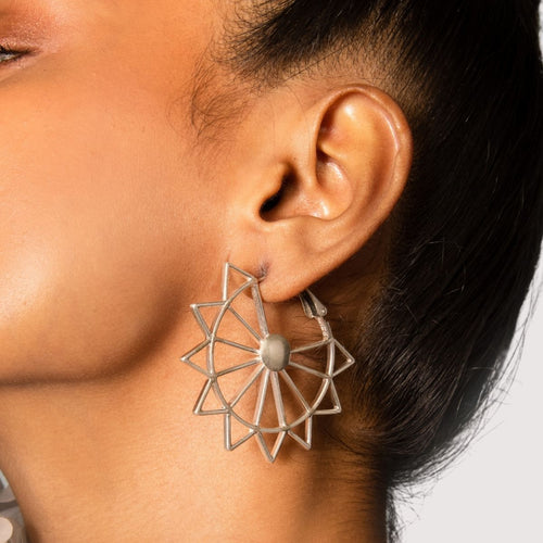 Star Silver Hoops - House of Pehr