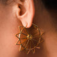 Silver - Star Gold Hoops